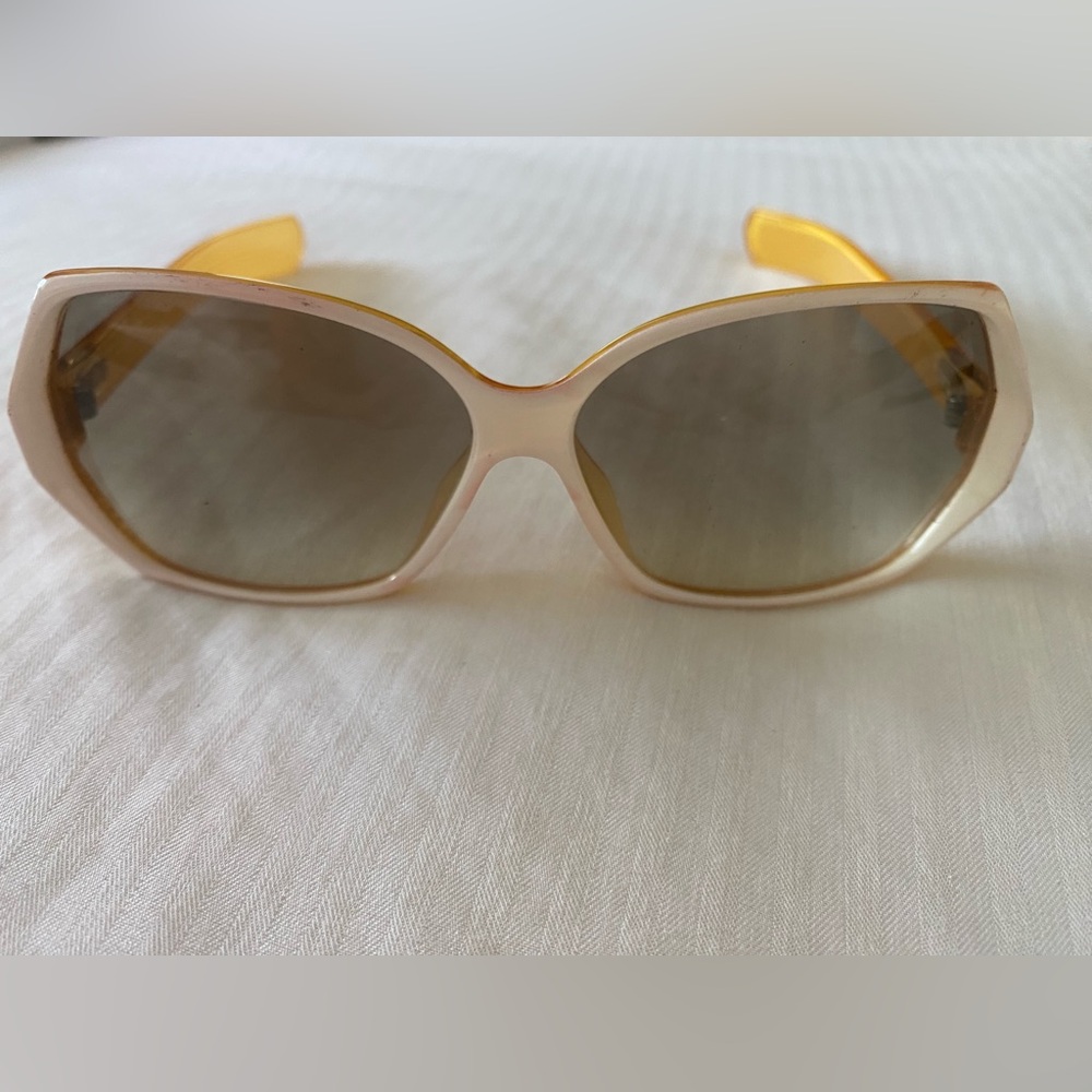 Christian Dior Vintage White Sunglasses